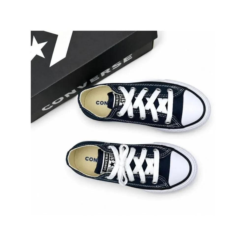 Converse Chuck Taylor All Star Navy Kids 11C Low Top Sneakers X004AQV10P NIB